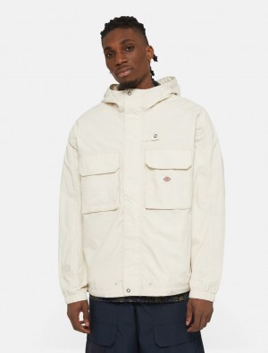 Jaquetas Dickies Fishersville Masculino Branco | 251158774