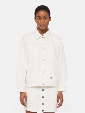 Jaquetas Dickies Herndon Feminino Branco | 111693117