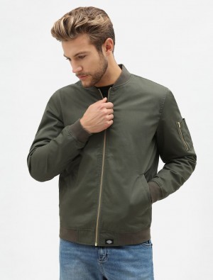 Jaquetas Dickies Hughson Masculino Verde Oliva | 557777075