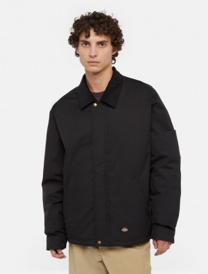 Jaquetas Dickies Plains Masculino Pretas | 219982520