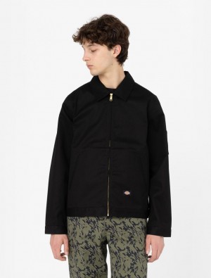 Jaquetas Dickies Unlined Eisenhower Masculino Pretas | 352138979