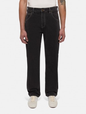 Jeans Dickies Houston Masculino Pretas | 653977191