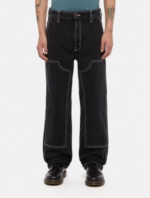 Jeans Dickies Madison Double Knee Masculino Pretas | 171829490