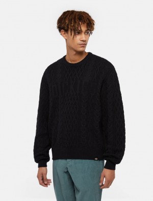 Jumpers Dickies Script Cable Masculino Pretas | 574322417