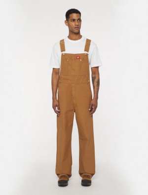 Macacão Dickies Classic Bib Masculino Marrom | 646968652