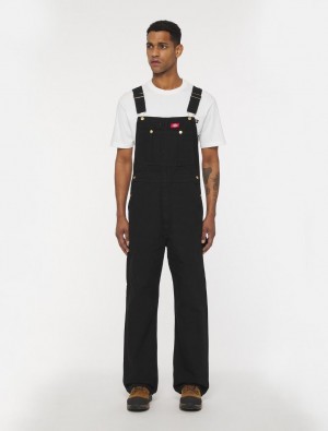 Macacão Dickies Classic Bib Masculino Pretas | 32611932