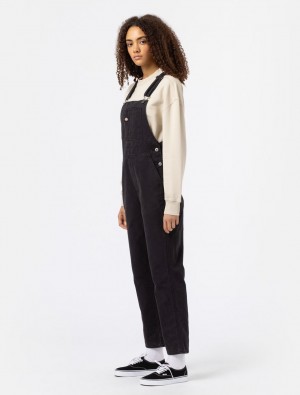 Macacão Dickies Duck Canvas Classic Bib Feminino Pretas | 112286999