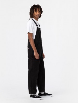Macacão Dickies Duck Canvas Classic Bib Masculino Pretas | 823564700