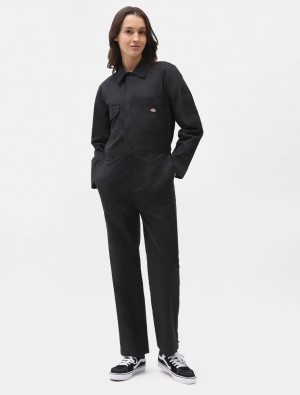 Macacão Dickies Haughton Long-Sleeve Feminino Pretas | 919010000