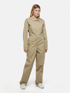 Macacão Dickies Sun Prairie Feminino Caqui | 766315120