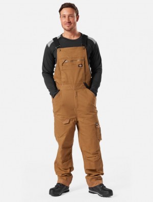 Macacão Dickies Techduck Bib Masculino Marrom | 369783474