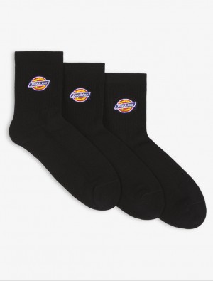 Meias Dickies Mid Valley Grove Masculino Pretas | 265326356