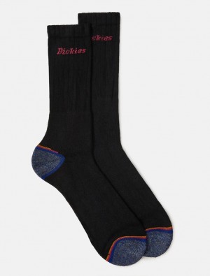 Meias Dickies Strong Work Masculino Pretas | 872592720