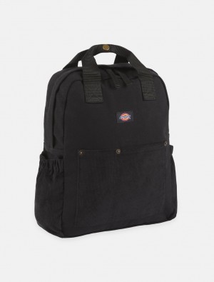 Mochilas Dickies Corduroy Masculino Pretas | 409492134