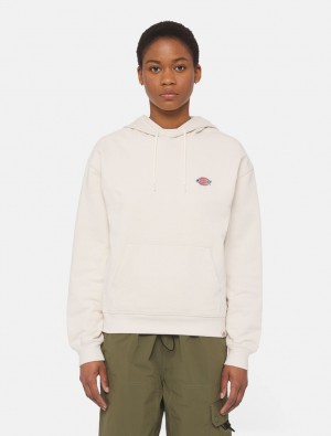 Moletom com Capuz Dickies Millersburg Feminino Branco | 273389911