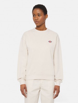 Moletons Dickies Millersburg Feminino Branco | 174686231