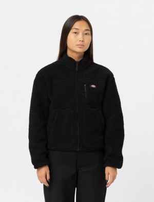 Moletons Dickies Mount Hope Fleece Feminino Pretas | 178285332