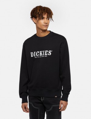 Moletons Dickies Script Masculino Pretas | 839377493