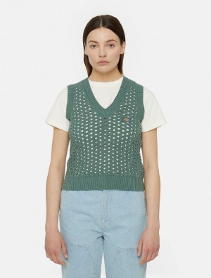 Regata Dickies Ingalls Knitted Feminino Verdes | 480006641