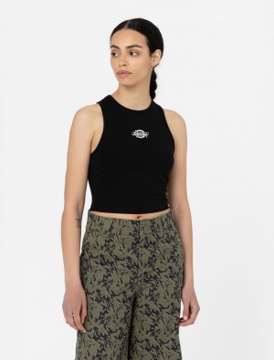 Regata Dickies Powers Feminino Pretas | 93855300