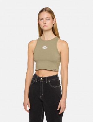 Regata Dickies Powers Feminino Verde Oliva | 296354060