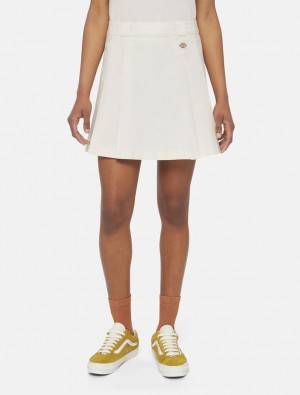 Saias Dickies Elizaville Feminino Branco | 582182181
