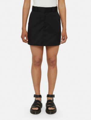 Saias Dickies Mini Work Feminino Pretas | 385871514
