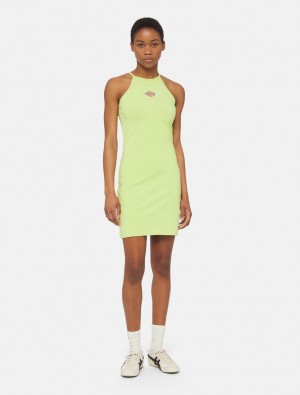 Vestido Dickies Chain Lake Feminino Amarelas | 114683624